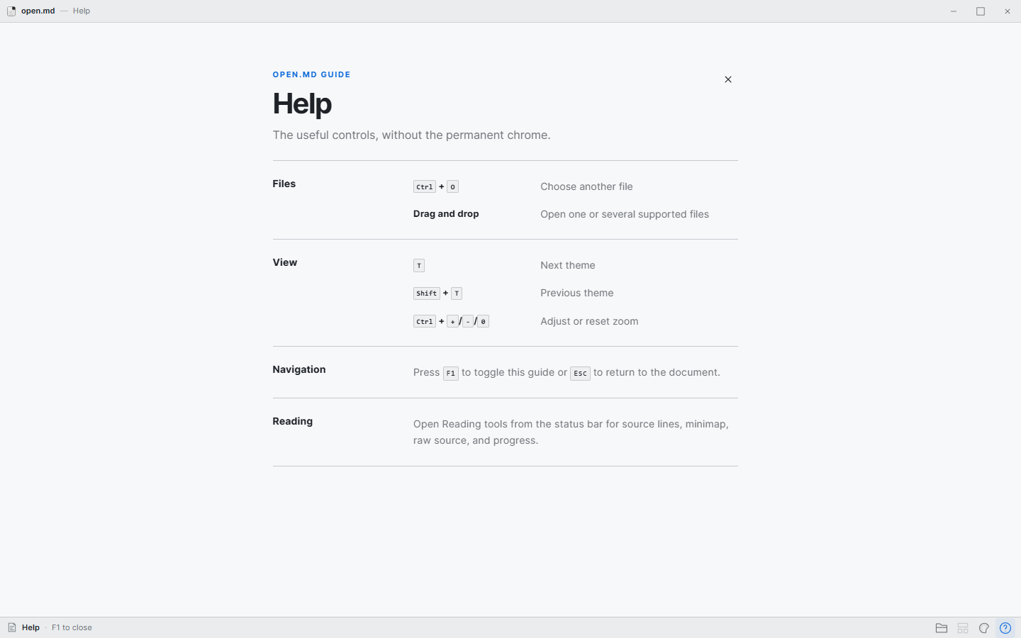 Reader help light