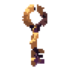 Hook key example pixel art