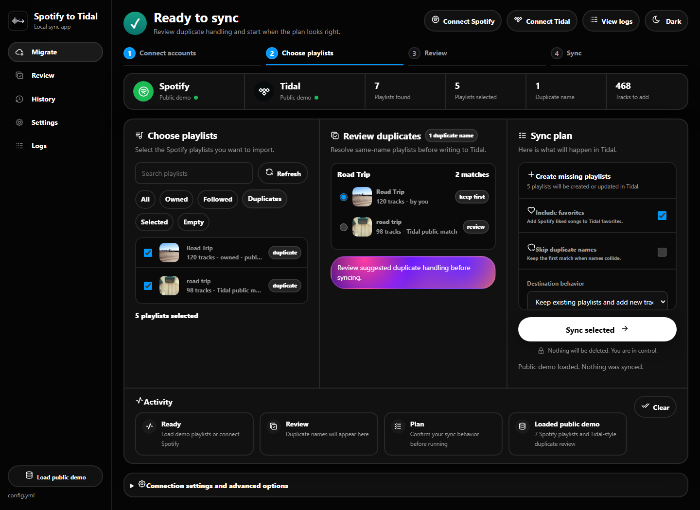 Duplicate review